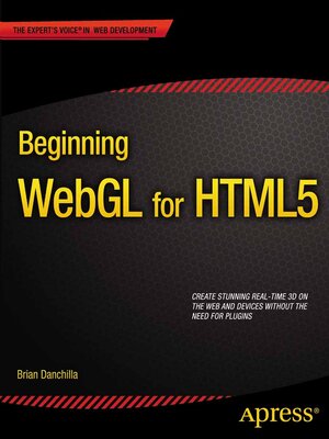 cover image of Beginning WebGL for HTML5